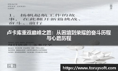 卢卡库重返巅峰之路：从困境到荣耀的奋斗历程与心路历程